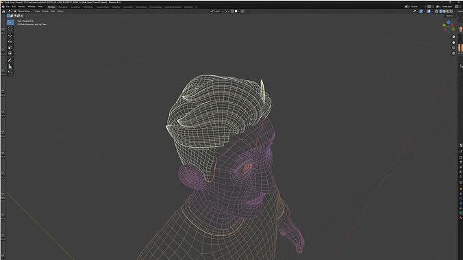 Cartoon Pixar Fitness Man mesh preview 2